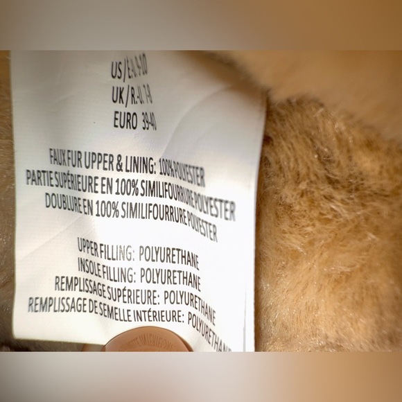 NWT MUK LUKS faux fur platform slipper, size medium (9-10) - Picture 10 of 15